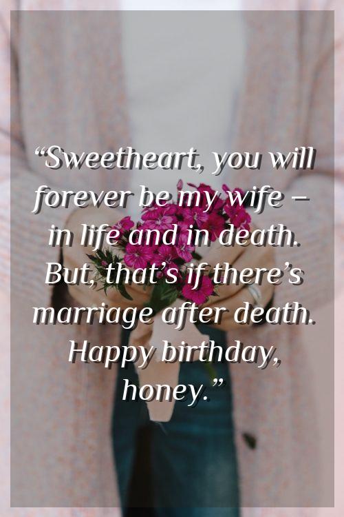 wife birthday quotes in english